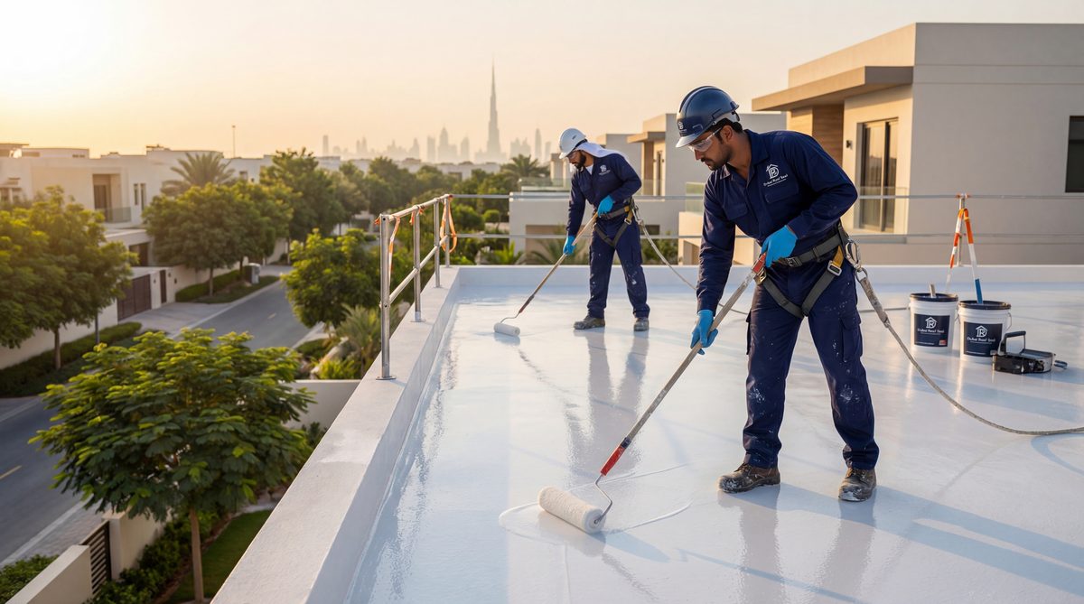 Professional waterproofing team Dubai