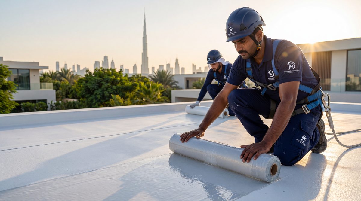 Waterproofing membrane installation Dubai