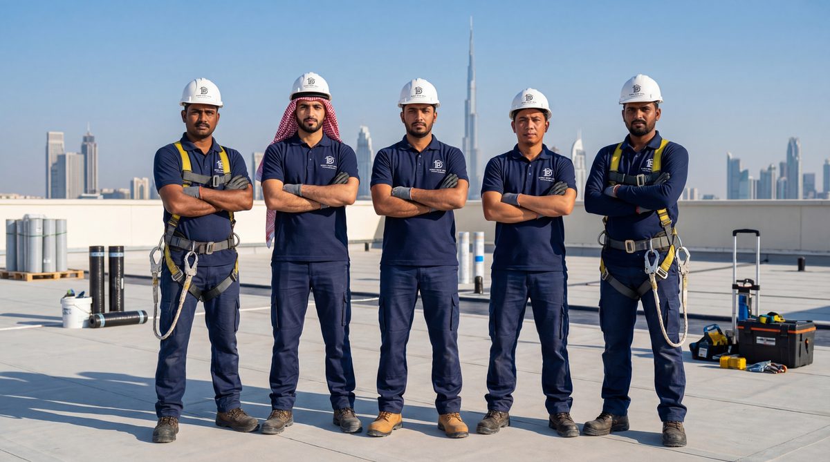 Dubai Roof Seal professional waterproofing team