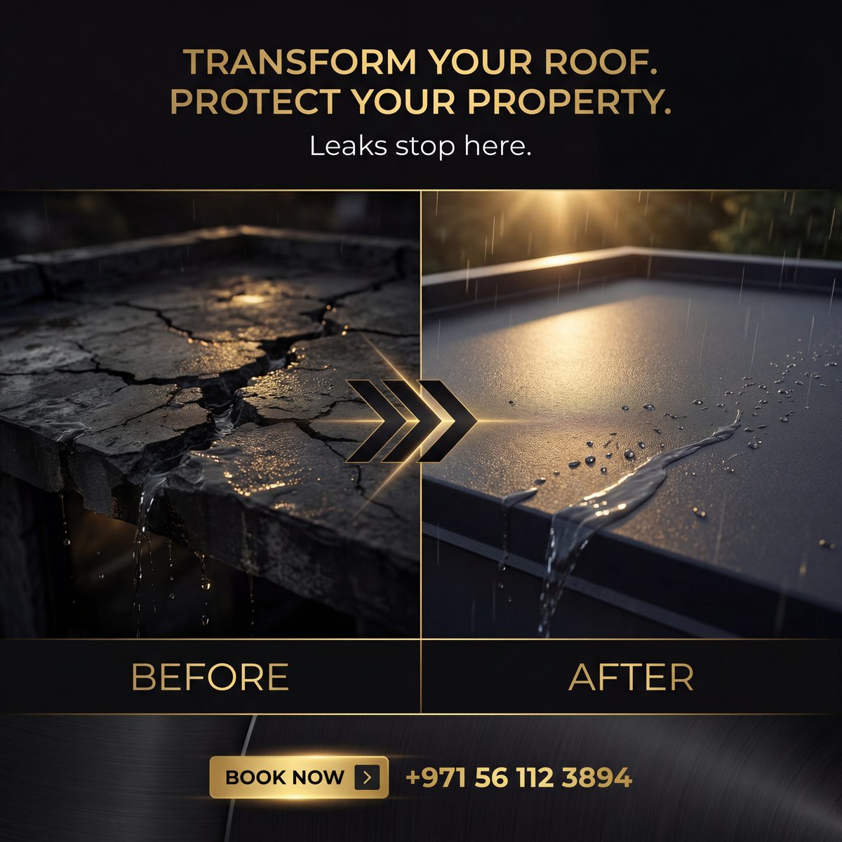 Villa roof waterproofing Dubai