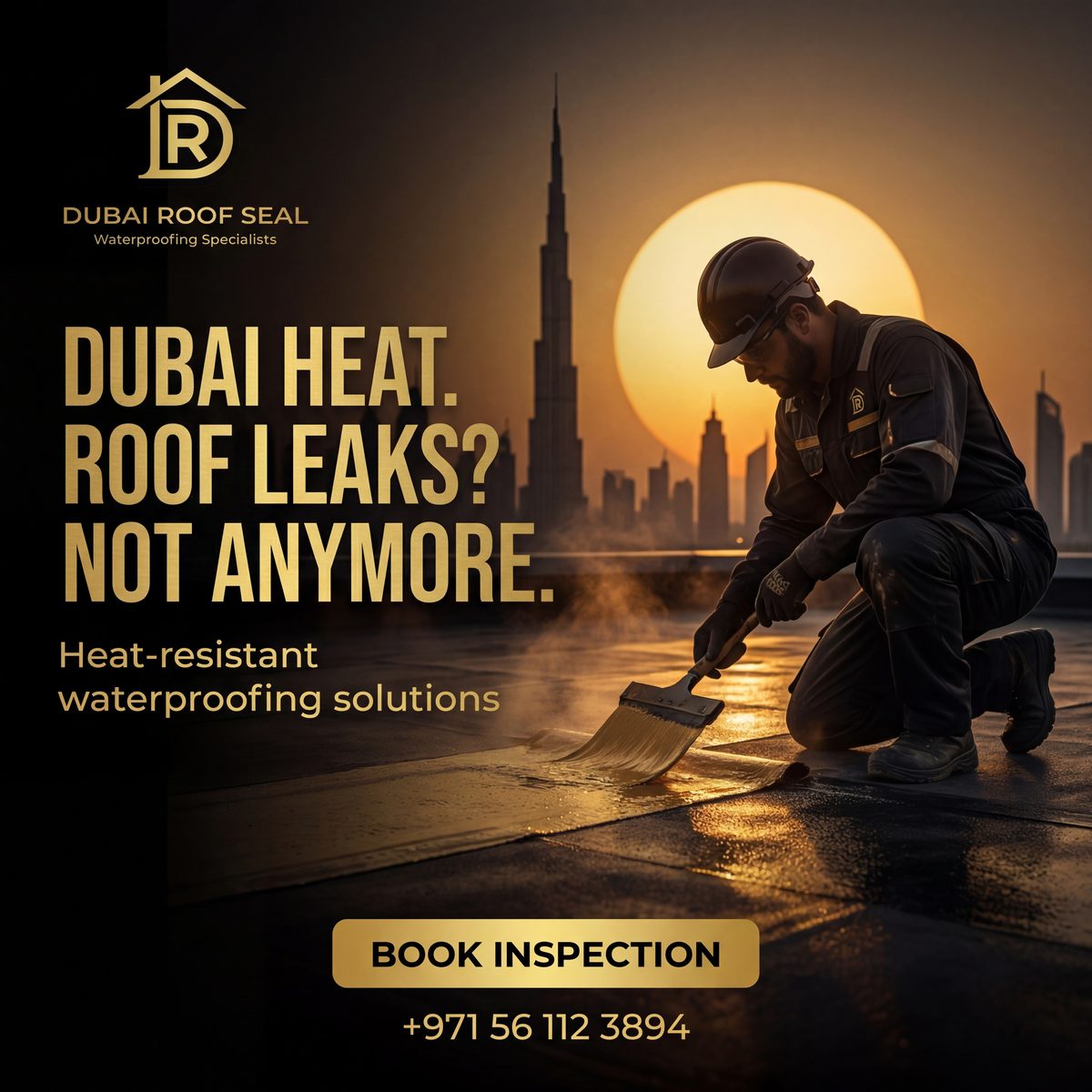 Emergency roof leak repair Dubai