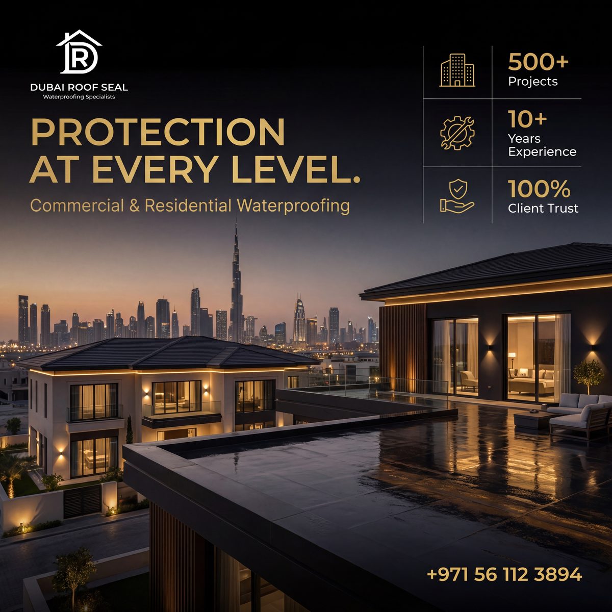 Industrial waterproofing Dubai